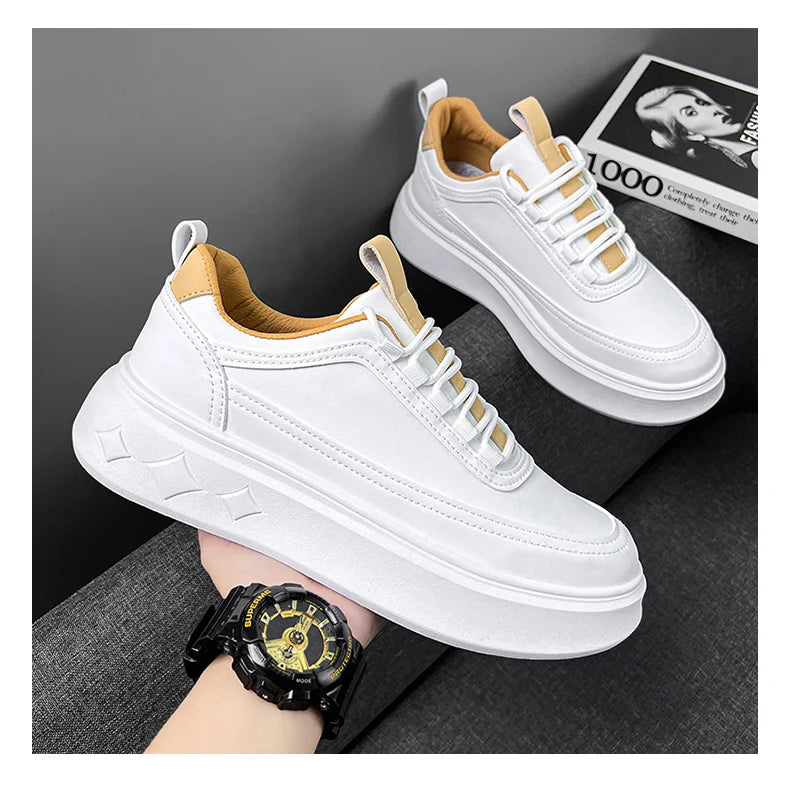 SkyStep – Fashion Sneakers with Thick Sole