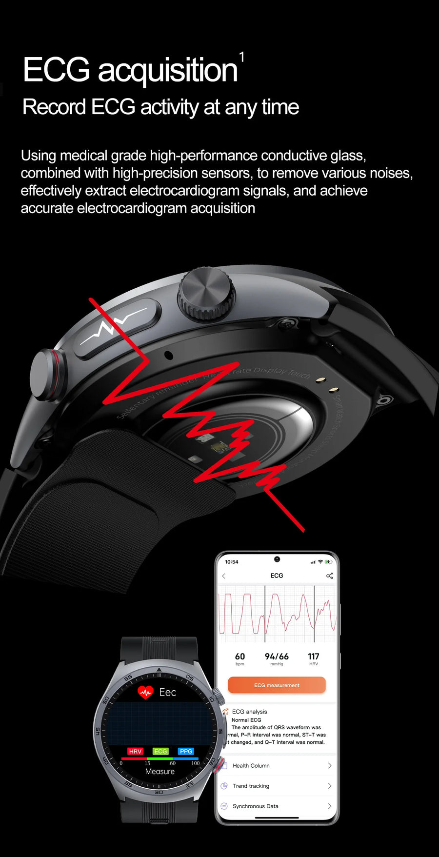 RNABAU AirCare Pro™ – 2025 Health Smartwatch with Real Blood Pressure Measurement