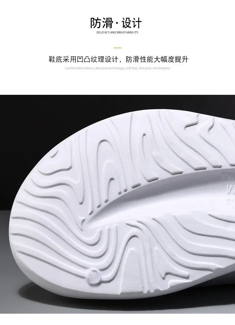 2024 Men's Summer Sandals - Casual Thick Sole Outdoor Slippers, Vietnam Trendy Style