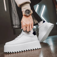 CHAXIAOA Ankle Boots Homme, Urban Core Classics – Baskets Épaisses & Confortables