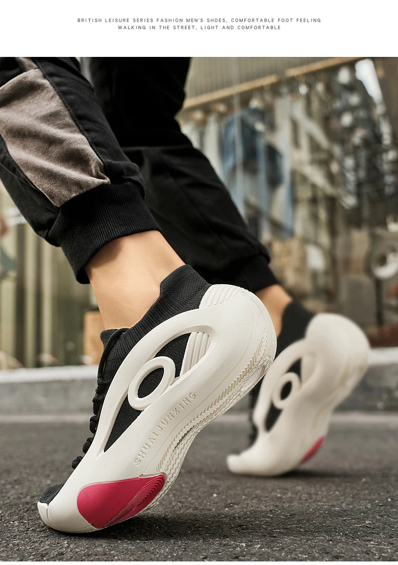 2025 Men's Lightweight Breathable Basketball Shoes - Non-slip Wear-resistant Casual Sports Sneakers