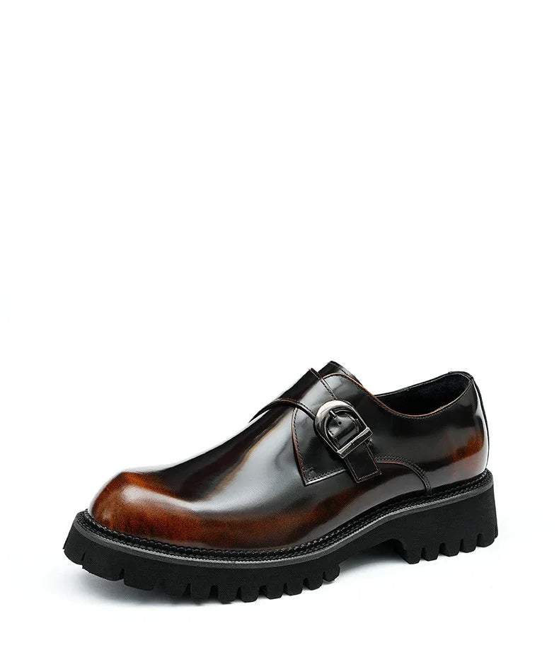 Luxury Italian Patent Leather Men's Oxford Shoes - Hand-Leather, Elegant & Comfortable Wedding & Business Shoes