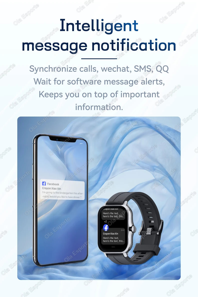 Montre, Ola Esporte Smartwatch 1.83