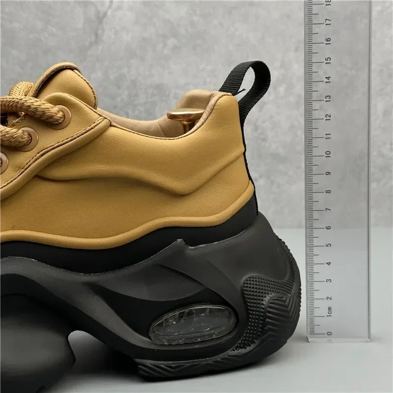 2025s – Lace-up sneakers with wedge sole