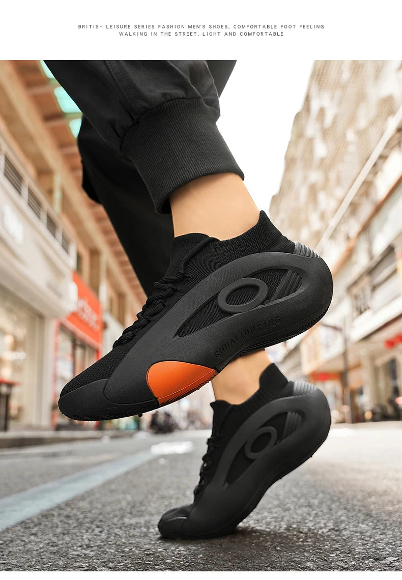 2025 Men's Lightweight Breathable Basketball Shoes - Non-slip Wear-resistant Casual Sports Sneakers