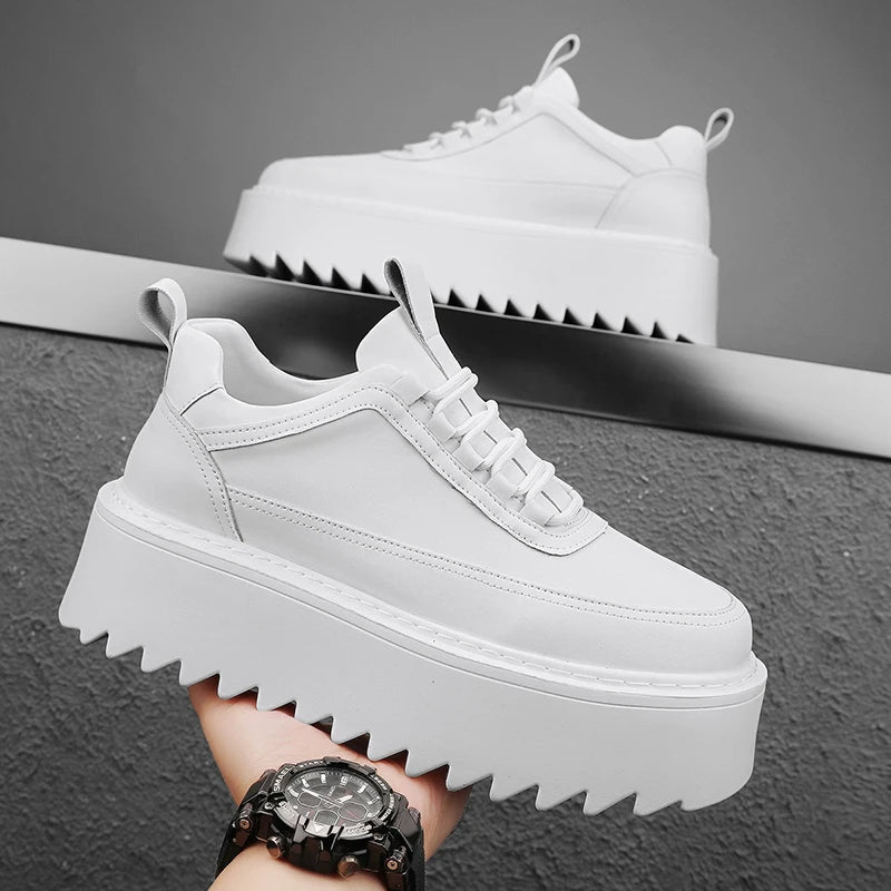 CHAXIAOA Ankle Boots Homme, Urban Core Classics – Baskets Épaisses & Confortables