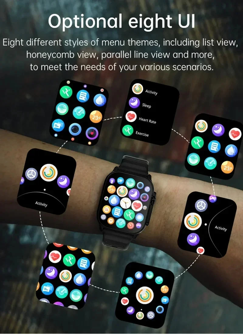 LAXASFIT T900 Ultra – La Smartwatch, Homme et Femme