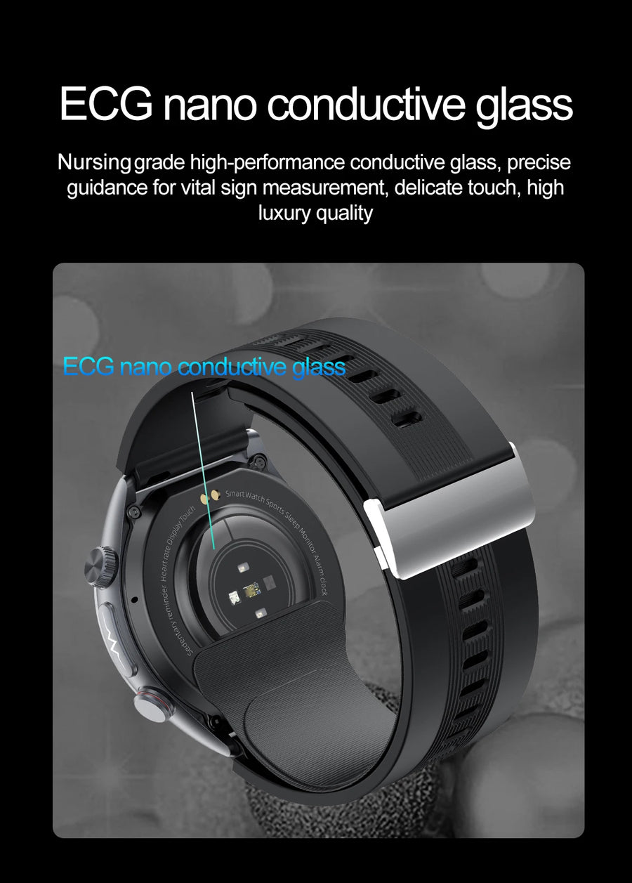 RNABAU AirCare Pro™ – 2025 Health Smartwatch with Real Blood Pressure Measurement