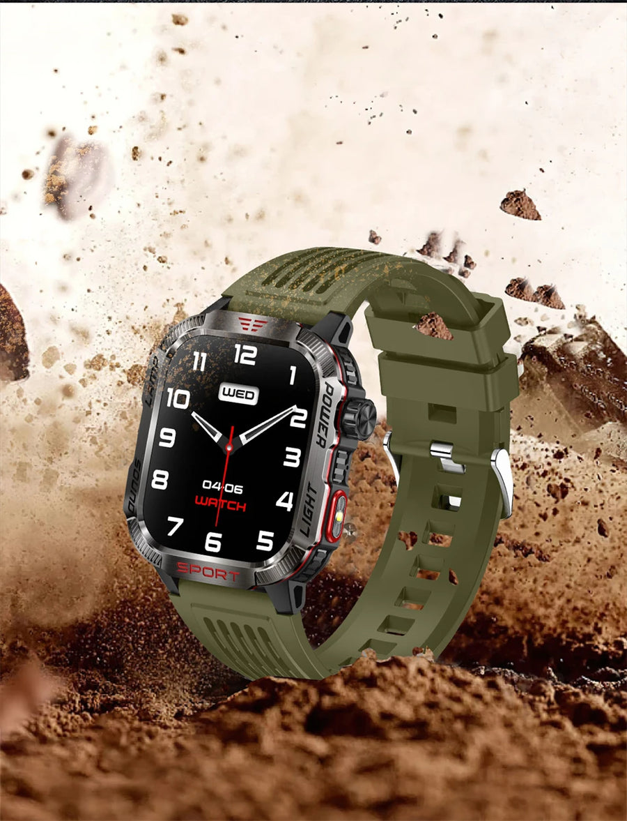 ChiBear Smartwatch Outdoor 2.01'' – Power & Adventure on the Wrist