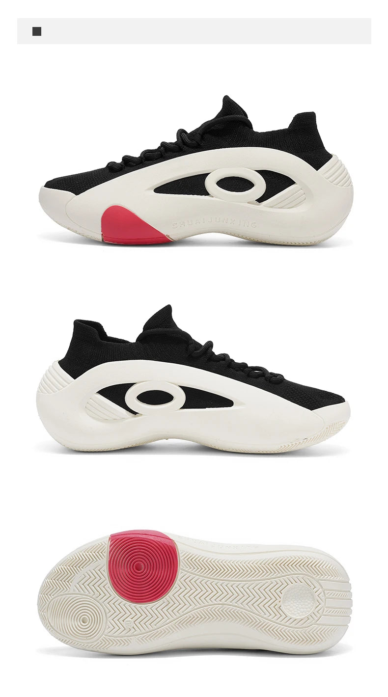 2025 Men's Lightweight Breathable Basketball Shoes - Non-slip Wear-resistant Casual Sports Sneakers