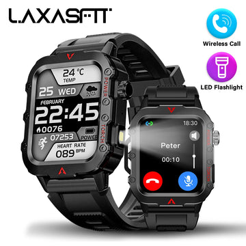 LAXASFIT™ 5610 – Smartwatch Sport; Santé | Écran HD 1.71’’