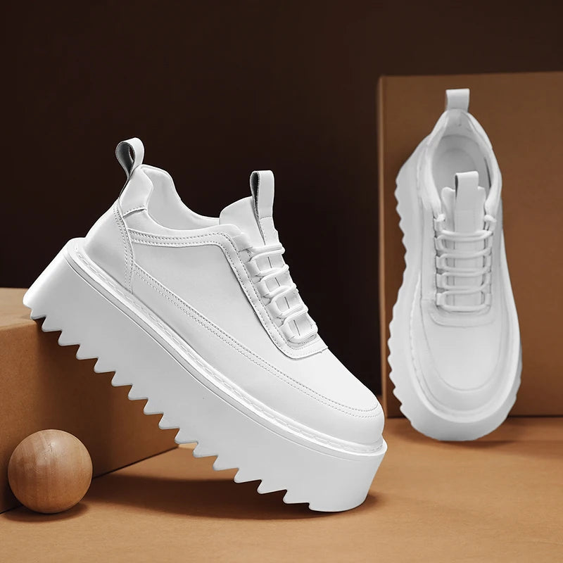 CHAXIAOA Ankle Boots Homme, Urban Core Classics – Baskets Épaisses & Confortables
