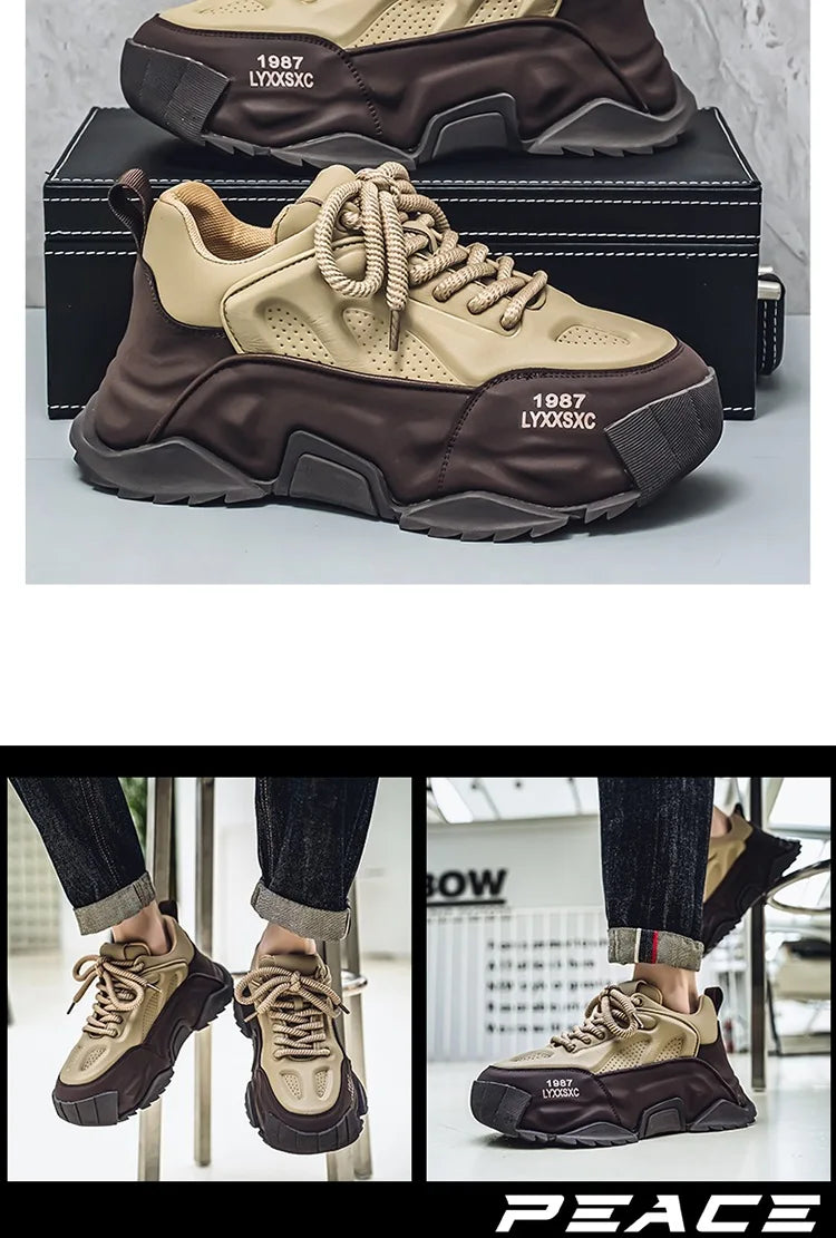 Men's Designer Sneakers – Comfort & Height Boost
