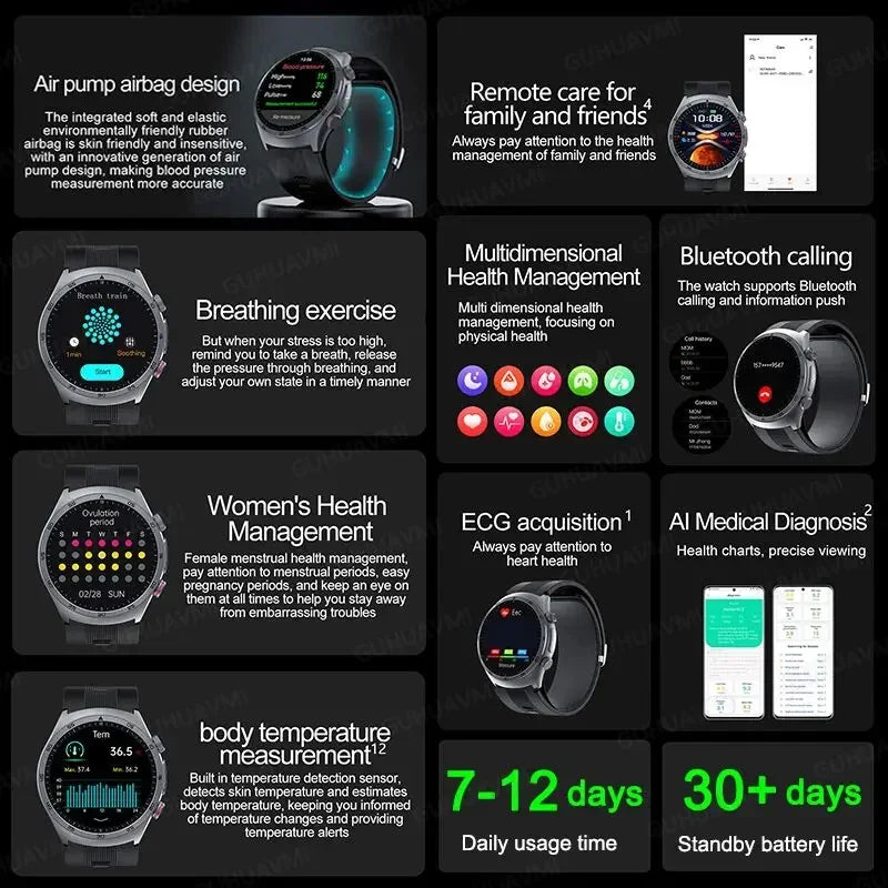 GUHUAVMI DT Watch Ultra 2025 – Men’s Smartwatch