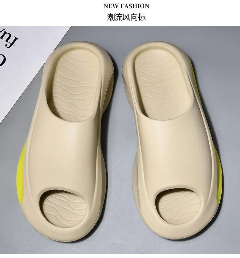 2024 Men's Summer Sandals - Casual Thick Sole Outdoor Slippers, Vietnam Trendy Style