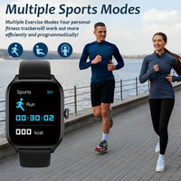 LAXASFIT™ 2.01’’ – Smartwatch Connectée Santé, Homme/Femme
