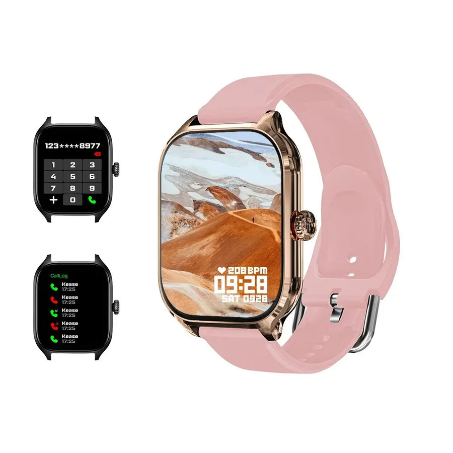 LAXASFIT™ 2.01’’ – Smartwatch Connectée Santé, Homme/Femme