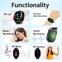 LAXASFIT™ 2.01’’ – Smartwatch Connectée Santé, Homme/Femme