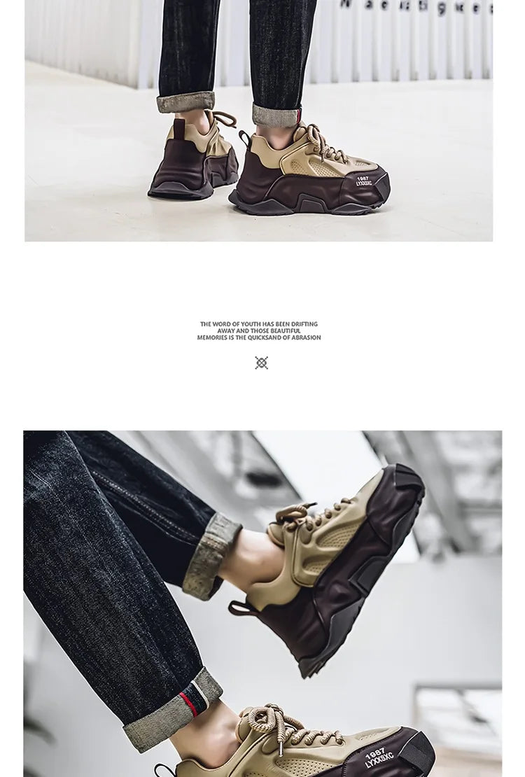 Men's Designer Sneakers – Comfort & Height Boost