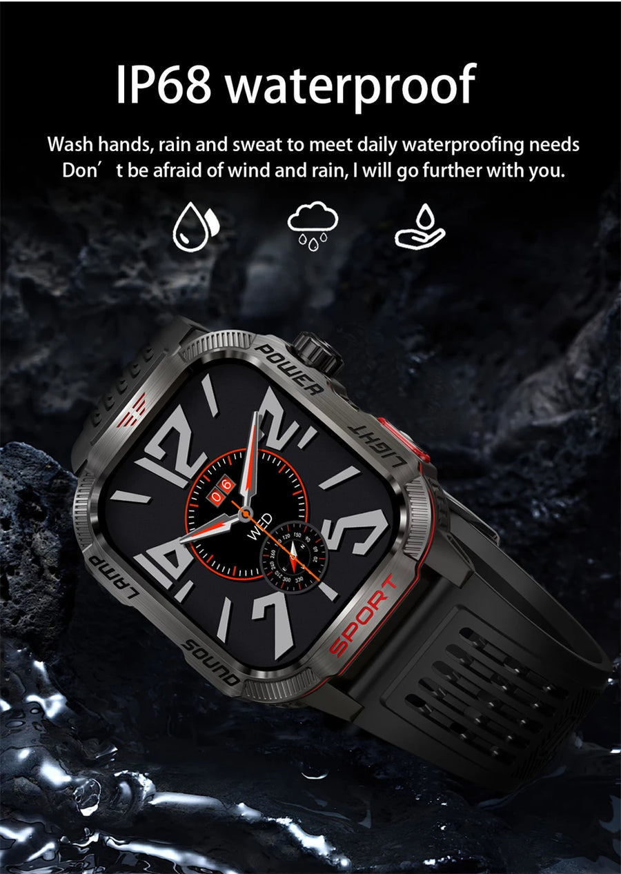 ChiBear Smartwatch Outdoor 2.01'' – Power & Adventure on the Wrist