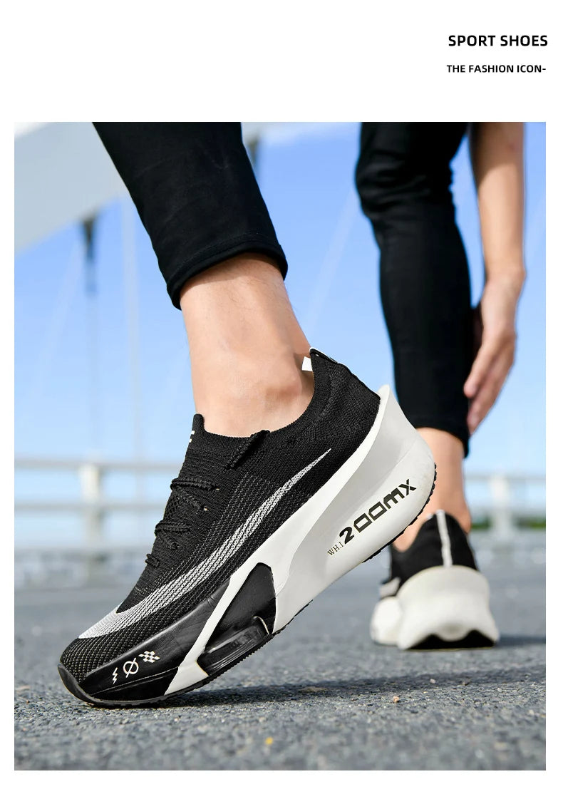 Unisex Running Shoes – Carbon Plate, Breathable and Ultralight