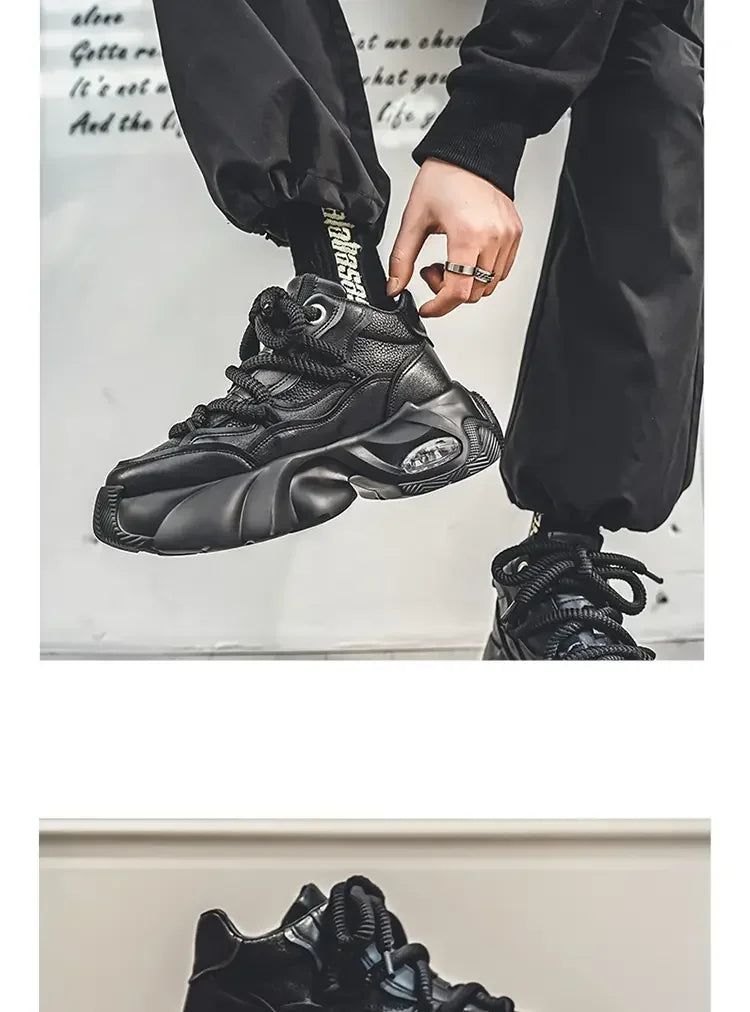 designer style men's shoes - Comfortable and trendy chunky platform sneakers