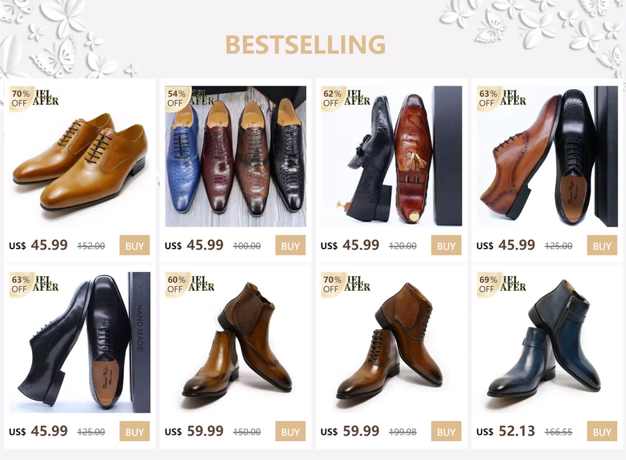 DANIEL WAFER – Men's Monk Strap Genuine Leather Shoes