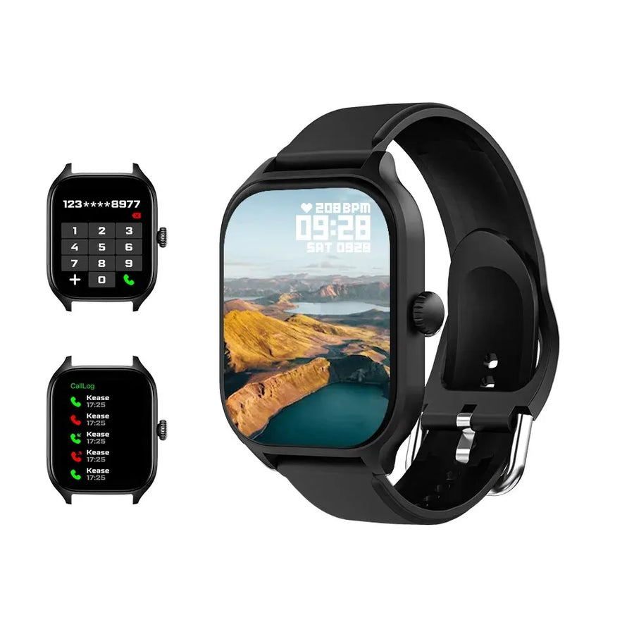 LAXASFIT™ 2.01’’ – Smartwatch Connectée Santé, Homme/Femme