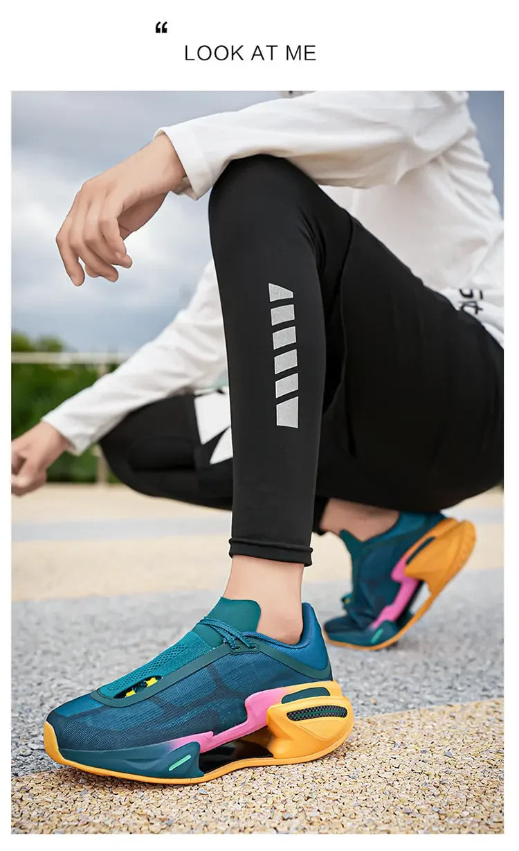 2024 Jue Ying 3 – Chaussures de course unisexes légères et respirantes, stables et confortables pour performance et vitesse