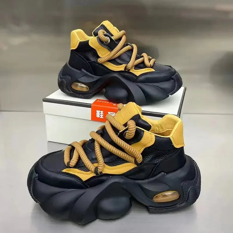 designer style men's shoes - Comfortable and trendy chunky platform sneakers