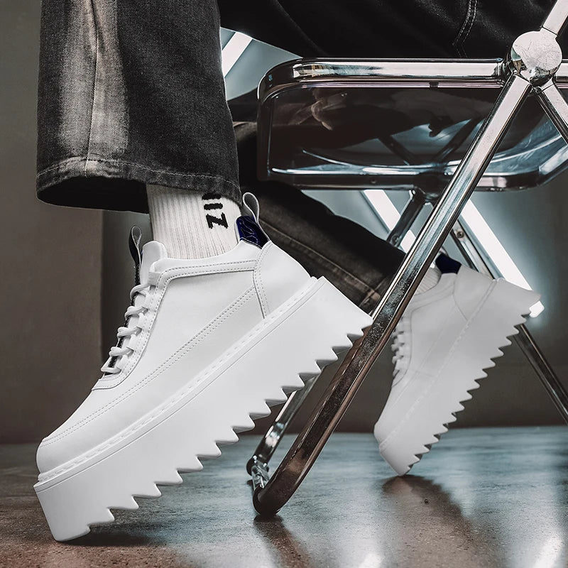 CHAXIAOA Ankle Boots Homme, Urban Core Classics – Baskets Épaisses & Confortables