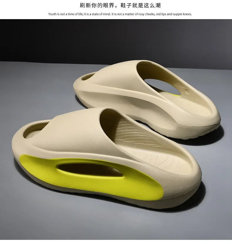 2024 Men's Summer Sandals - Casual Thick Sole Outdoor Slippers, Vietnam Trendy Style