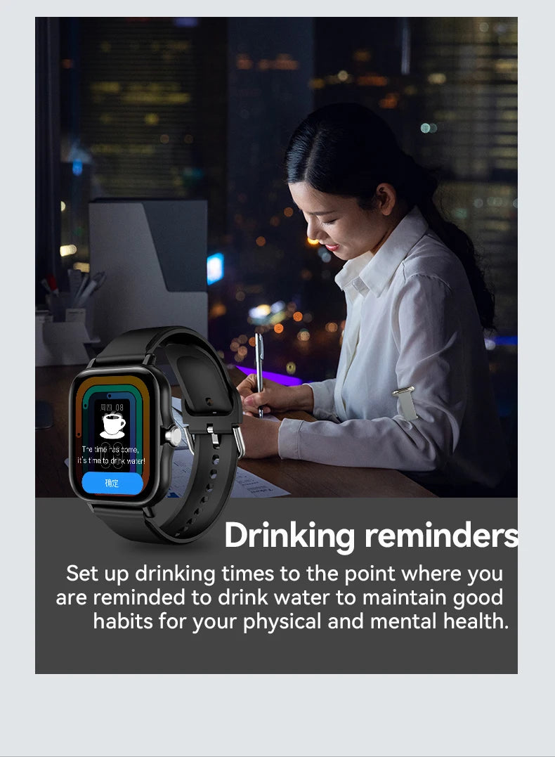 Montre Bluetooth, LAXASFIT Y13 Pro Max – Smartwatch Connectée 1.85’’