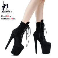 Bottines fetish femme – Talon super haut, style western, soirées et nightclub