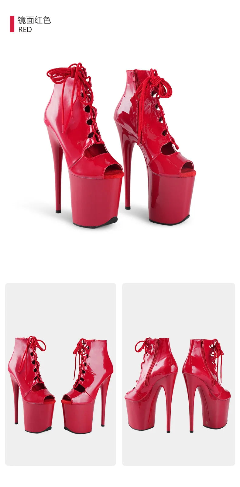 Bottines sexy à talon haut – Stiletto, plateforme exotique, club et danse
