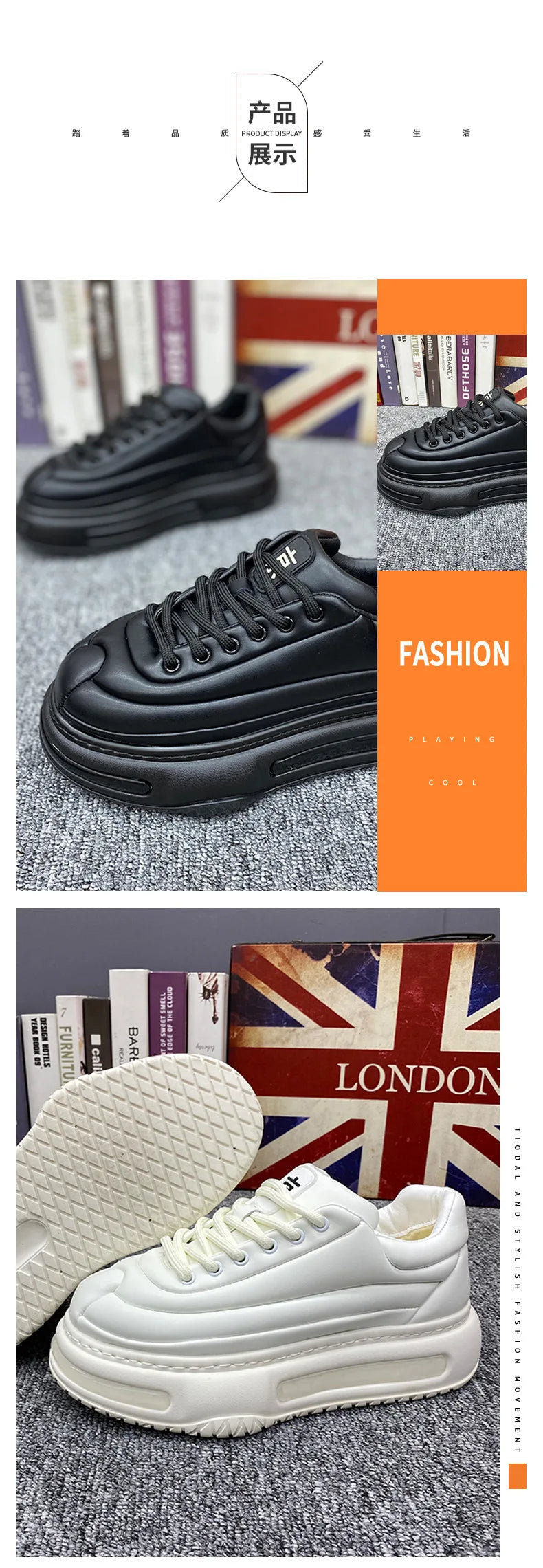 AirPlush – Men's Winter Sneakers Comfort & Height