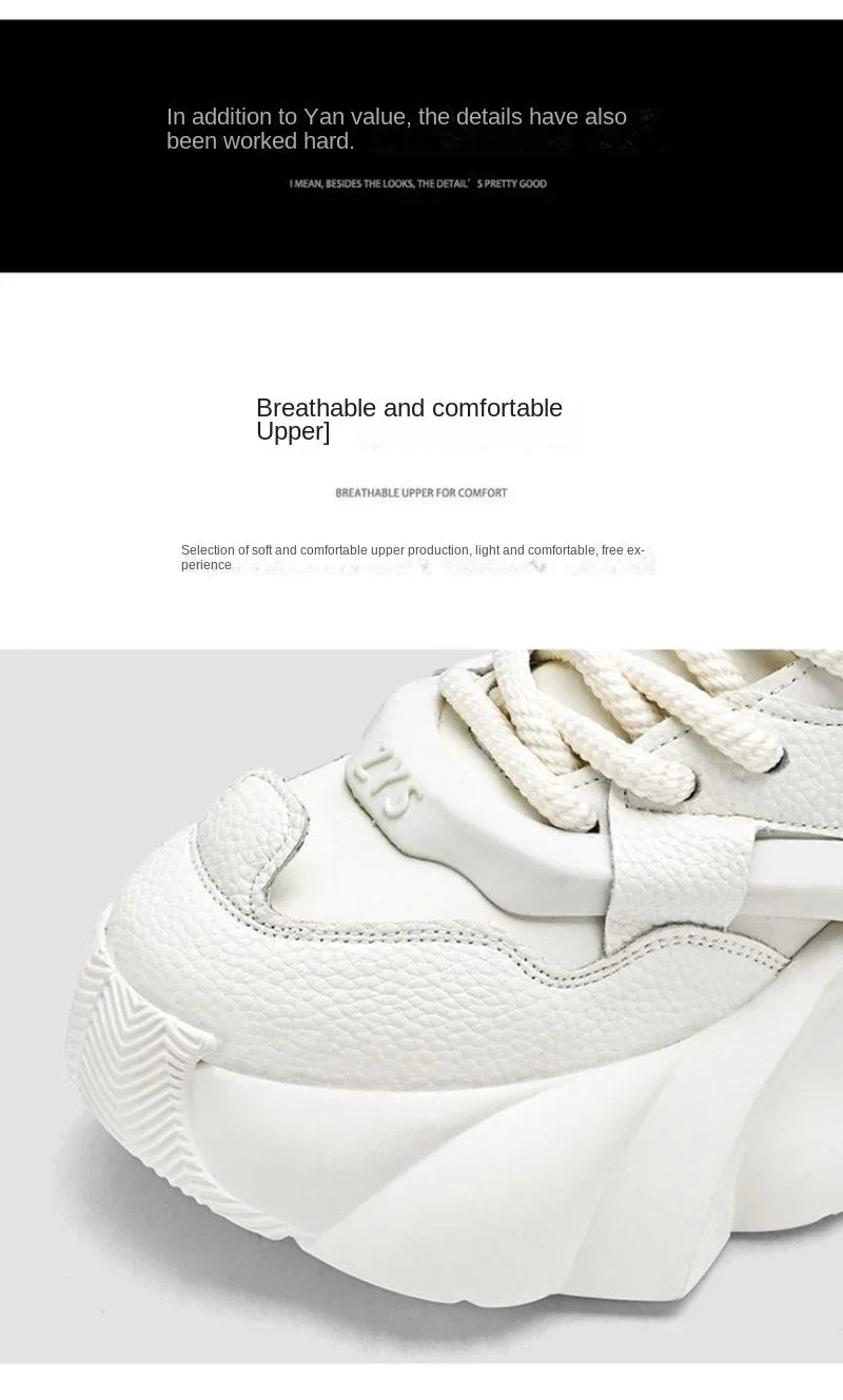 SkyRise – Men's Platform Height Increasing Sneakers