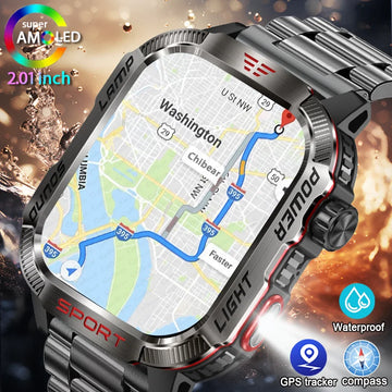 ChiBear Smartwatch Outdoor 2.01'' – Power & Adventure on the Wrist