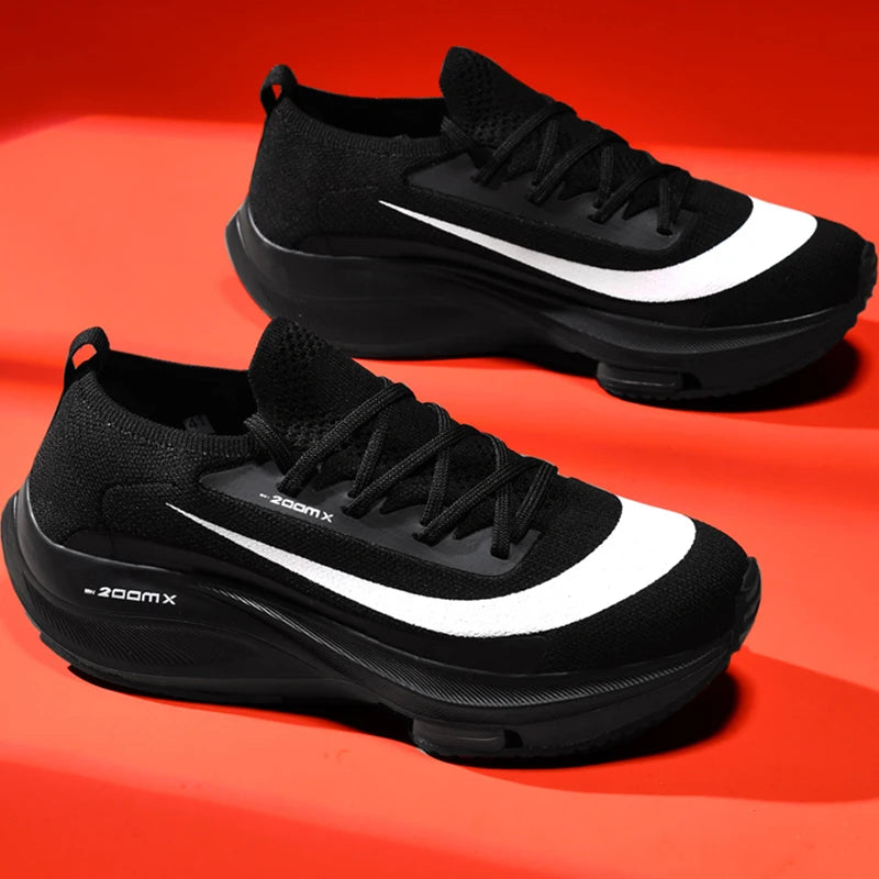 Baskets couple – Chaussures de running pour hommes et femmes, légères et respirantes en mesh