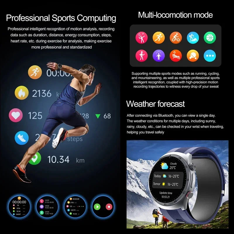 GUHUAVMI DT Watch Ultra 2025 – Men’s Smartwatch