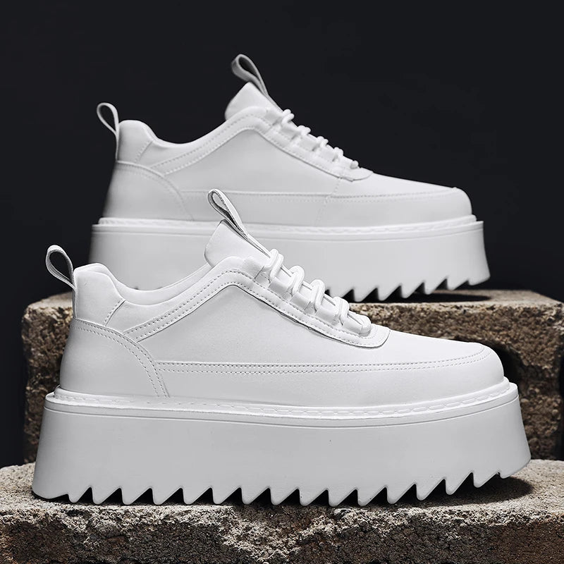 CHAXIAOA Ankle Boots Homme, Urban Core Classics – Baskets Épaisses & Confortables