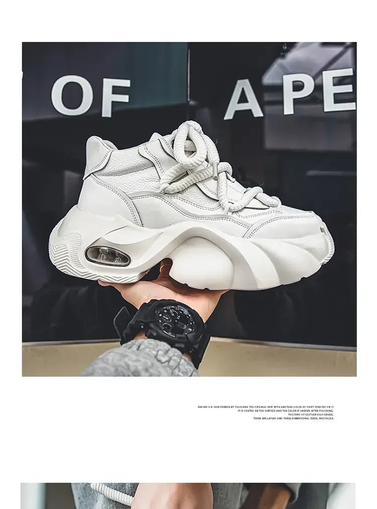 designer style men's shoes - Comfortable and trendy chunky platform sneakers