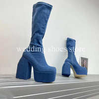 Bottes femme à talon 16 cm – Hautes, étanches et sexy