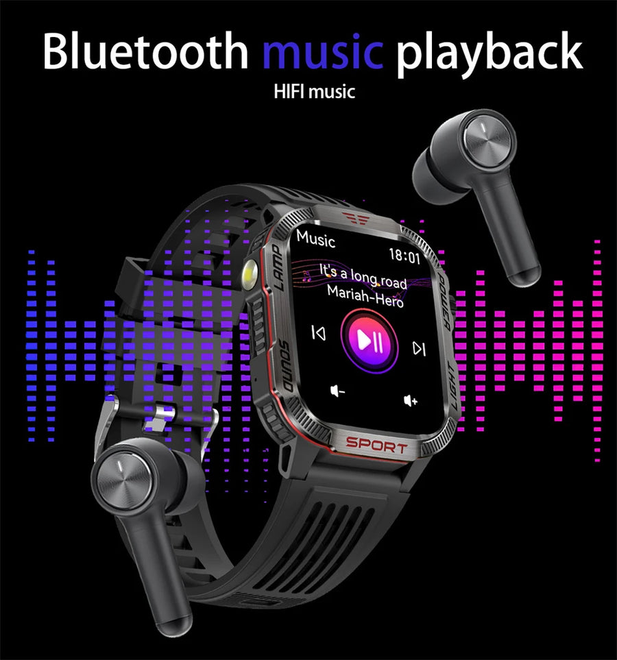 ChiBear Smartwatch Outdoor 2.01'' – Power & Adventure on the Wrist