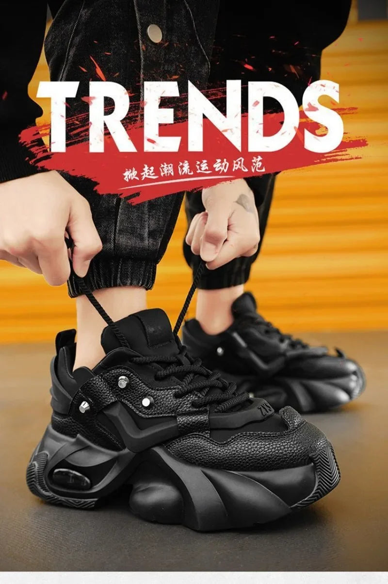 SkyRise – Men's Platform Height Increasing Sneakers