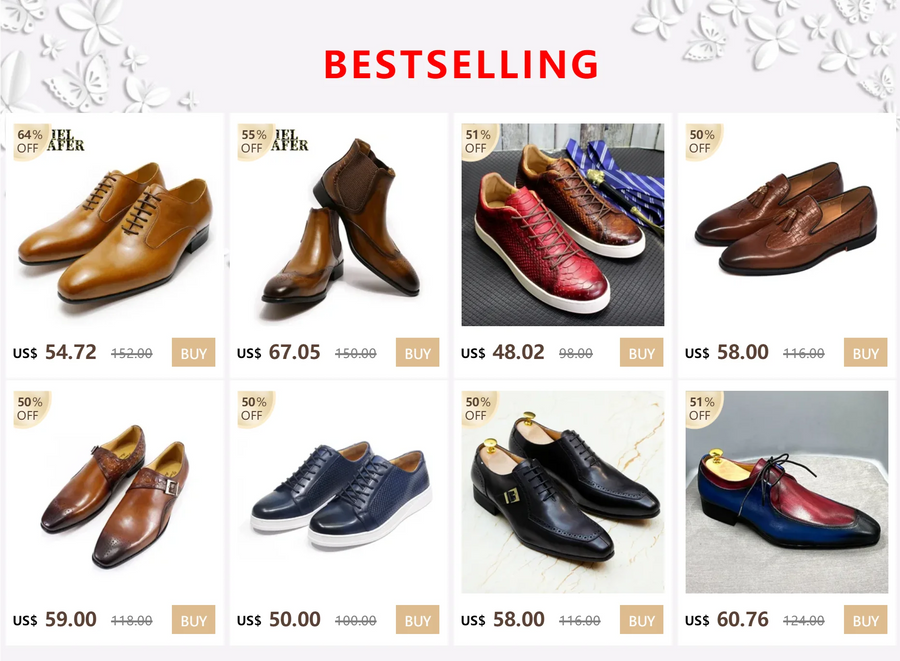 DANIEL WAFER – Men's Monk Strap Genuine Leather Shoes