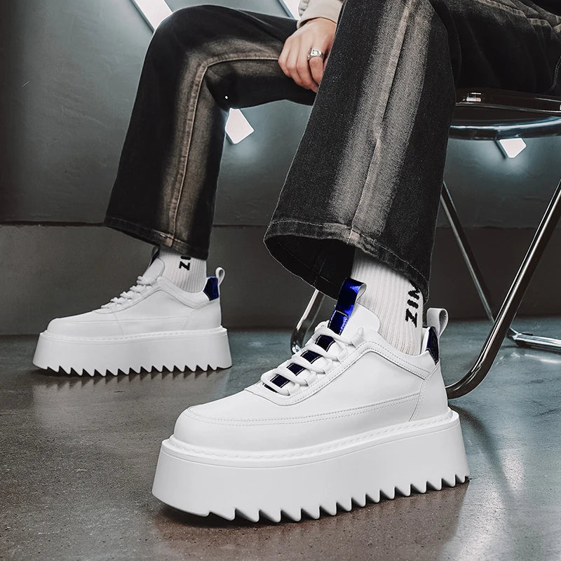 CHAXIAOA Ankle Boots Homme, Urban Core Classics – Baskets Épaisses & Confortables