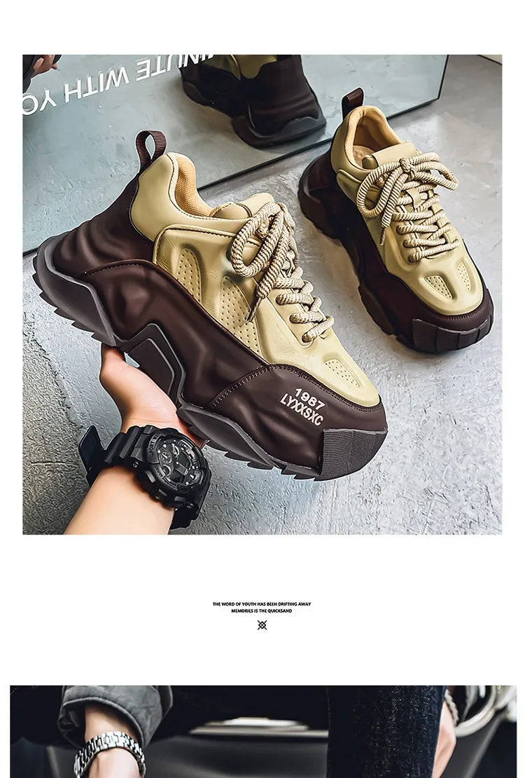 Men's Designer Sneakers – Comfort & Height Boost