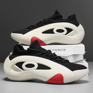 2025 Men's Lightweight Breathable Basketball Shoes - Non-slip Wear-resistant Casual Sports Sneakers