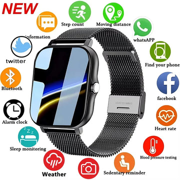 LAXASFIT Y13 – Montre Connectée Sport pour Homme et Femme